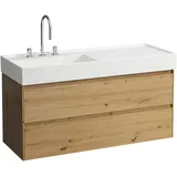 LAUFEN LANI für Kartell • LAUFEN Waschtischunterschrank 120 x 45 cm mit 2 Auszügen