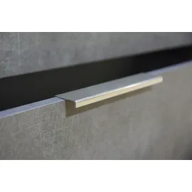 WIMEX Kombikommode 135 x 84 x 41 cm Weiß / Schwarz