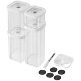 Zwilling Fresh & Save CUBE (Set, 6 tlg.), modulare, stapelbare Aufbewahrungsboxen weiß