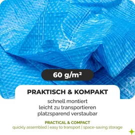 Garronda Schutzplane 500 x 300 cm Blau