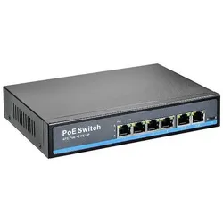Indexa Netzwerk Switch NWS44 PoE 6 Ports (4+2)
