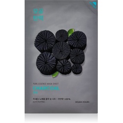 Holika Holika Pure Essence Charcoal Reinigende Tuchmaske mit Aktivkohle 23 ml