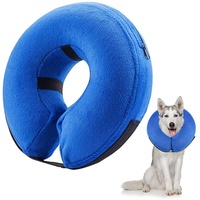 FXxswey Aufblasbares Halsband zum Auffangen von Hundehalsbändern, anpassbar, für Hunde (Halsumfang: 38 – 50 cm)