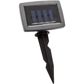 Nowa Lichterkette Solarleuchten Aussen LED Solarlampe Gartenlampe Dekoration in Laternenform, Kunststoff schwarz, 30x LED warmweiß, L 200 cm