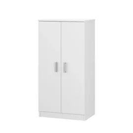 Loungitude Schuhschrank 55 x 108 x 36 cm weiß / weiß