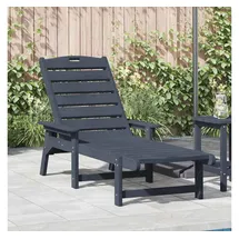 vidaXL Sonnenliege 53 x 92 x 99 cm Marineblau