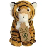 aurora toys Aurora World Aurora, 35000, Eco Nation Bengalischer Tiger, 24 cm, Plüschtier (Orange, Schwarz, Weiß)