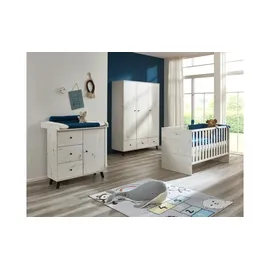 Arthur Berndt Babyzimmer SET Lavea 3.teilig Kleiderschrank Wickelkommode Bett