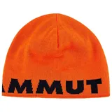 Mammut Strickmütze Mammut Logo Beanie mit Wendemöglichkeit orange