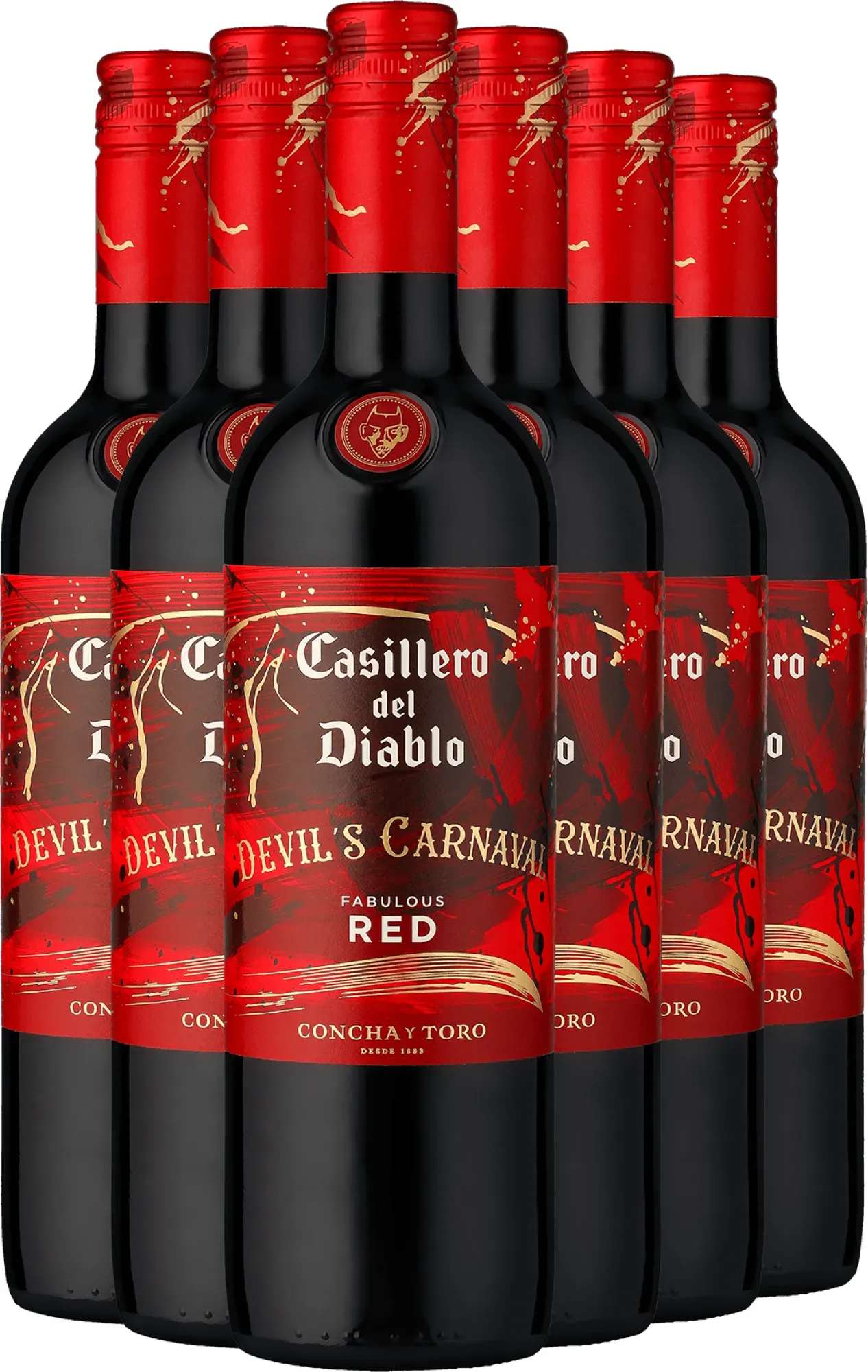 2022 Casillero del Diablo »Devil's Carnaval« Fabulous Red im 6er-Vorratspaket