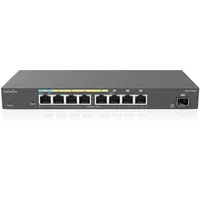 EnGenius Switch full managed Extender 8 Port• 8x 1 GbE• 4x PoE at• 1x SFP• - Switch - 8-Port (1402A0217302)