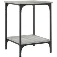 VidaXL Couchtisch Grau Sonoma 40x40x55 cm Holzwerkstoff