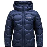 Peak Performance Kinder Helium Down Hoodie Jacke, blue shadow, 150 - 150