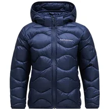Peak Performance Kinder Helium Down Hoodie Jacke, blue shadow, 150 - 150