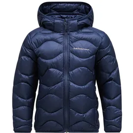 Peak Performance Kinder Helium Down Hoodie Jacke, blue shadow, 150 - 150