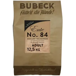 Bubeck Nr. 84 Adult Entenfleisch mit Amaranth und Dinkel Hundetrockenfutter 12,5 Kilogramm