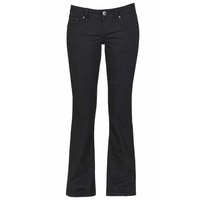 LTB Jeans Valerie Bootcut Schwarz Tiefer Bund Reißverschluss W 24 L 36