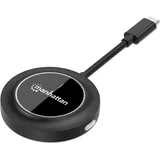 Manhattan 1080p Wireless HDMI-Displayadapter mit USB-C-Sendemodul (30 m, HDMI 1.4a), Wireless Transmitter, Schwarz