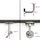 Wiltec Handlaufset Wandhalter 200 cm Edelstahl