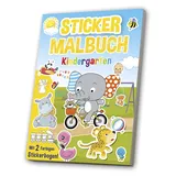 Media Verlag Mal- & Stickerbuch: Kindergarten