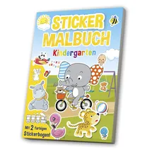 Media Verlag Mal- & Stickerbuch: Kindergarten