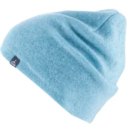 Wintermütze SubZero Fein Strickmütze Unisex Beanie Mütze Lamm& Merino Wolle blau No Size
