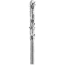Partydeco Pinata Stab 40 x 2,5 cm Silber