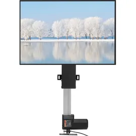Vevor TV-Ständer für LCD-LED-Plasmafernseher, Automatischer TV-Ständer, Aufzug für Fernseher, TV Lift Halterung 77-127 cm, Höhenverstellbar & Stabil Max. 60 kg