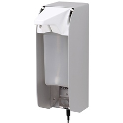 ingo-man® plus XT Touchless Seifen-/Desinfektionsmittelspender, Berührungsloser Desinfektionsspender aus Aluminium, Mit Netzanschluss, E A