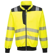 PORTWEST PW3 Hi-vis Sweatshirt (Yellow/Black, 5xl - gelb/schwarz
