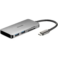 D-Link 6-in-1 USB-C Hub with HDMI/Card Reader/Power Delivery DUB-M610