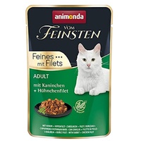 Animonda Vom Feinsten Adult Kaninchen + Hühnchenfilet 18 x 85 g