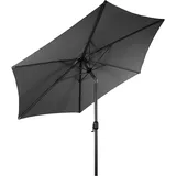 Mojawo Sonnenschirm 3m knickbar Steingrau