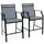 Costway 2er Set Gartensessel 66 x 62 x 114 cm blau