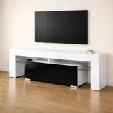 OTTO home MONICA Lowboard 140 cm Schwarz Spanplatte