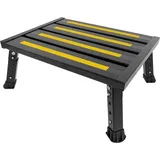 Famanu Klappbare Aluminium Trittleiter - 1 Stufe, bis 200 kg belastbar