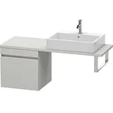 Duravit DuraStyle Waschtisch-Unterschrank DS532200707 50 x 47,8 cm, betongrau matt, für Konsole, 1 Auszug