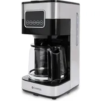 Champion Kaffeemaschine Digital 12-Tassen/1,5L KB400 Edelstahl, - Silber