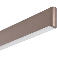 LUCANDE Mylosh 1-flg. dimmbar 110 cm Modern / Braun