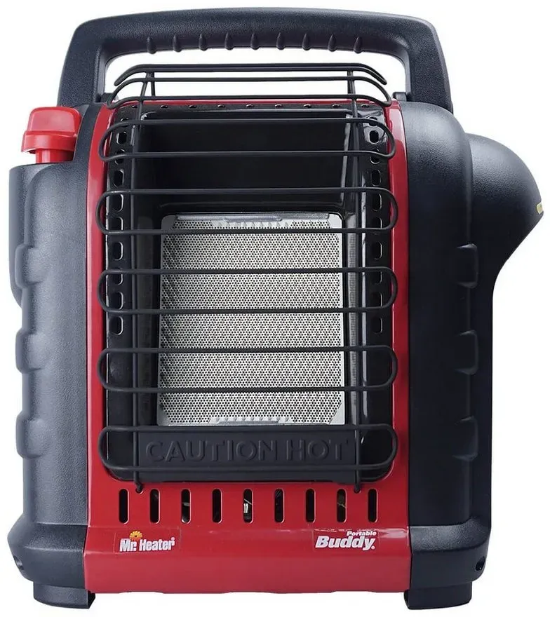 Mr. Heater Heizstrahler Portable Buddy, 2400 W, Gas-Zelt-Heizung Infrarot Camping-Heizung