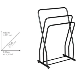 Wenko Handtuchständer Granelli schwarz