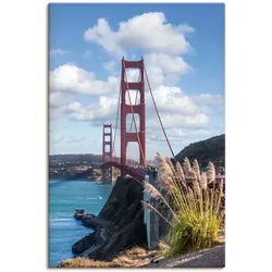 Artland Wandbild »SAN FRANCISCO Golden Gate Bridge«, San Francisco, (1 St.), als Leinwandbild in verschied. Größen Artland Farbe Bild(er): bunt