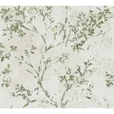 A.S. Création Vliestapete Floral Ranken 10 m 10,05 x 0,53 m Beige/Grün/Gold 39650-4