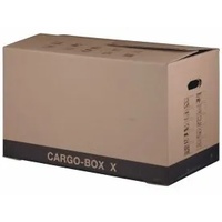 smartboxpro Umzugskarton Cargo-Box X 637x360x340mm braun