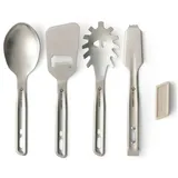 Sea to Summit Detour Stainless Steel Utensil Set (Größe One Size, grau)