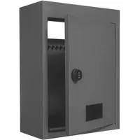 Vevor Mauerdurchwurf Briefkasten Einbaubriefkasten 320x158x430mm dunkelgrau