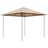 Quick Star Ersatzdach für Garten Pavillon 3x3m Sand Pavillondach Ersatzbezug