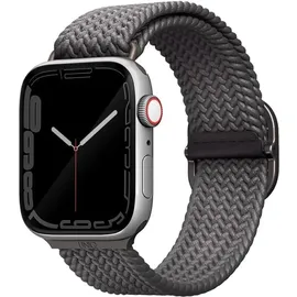 Uniq Aspen Geflochtenes Armband für Apple Watch 1/2/3/4/5/6/7/8/SE/SE2 40/38/41 mm – Grau