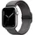 Uniq Aspen Geflochtenes Armband für Apple Watch 1/2/3/4/5/6/7/8/SE/SE2 40/38/41 mm – Grau