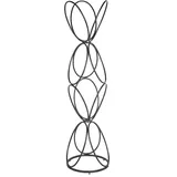 Beliani Garderobenständer Walters Schwarz